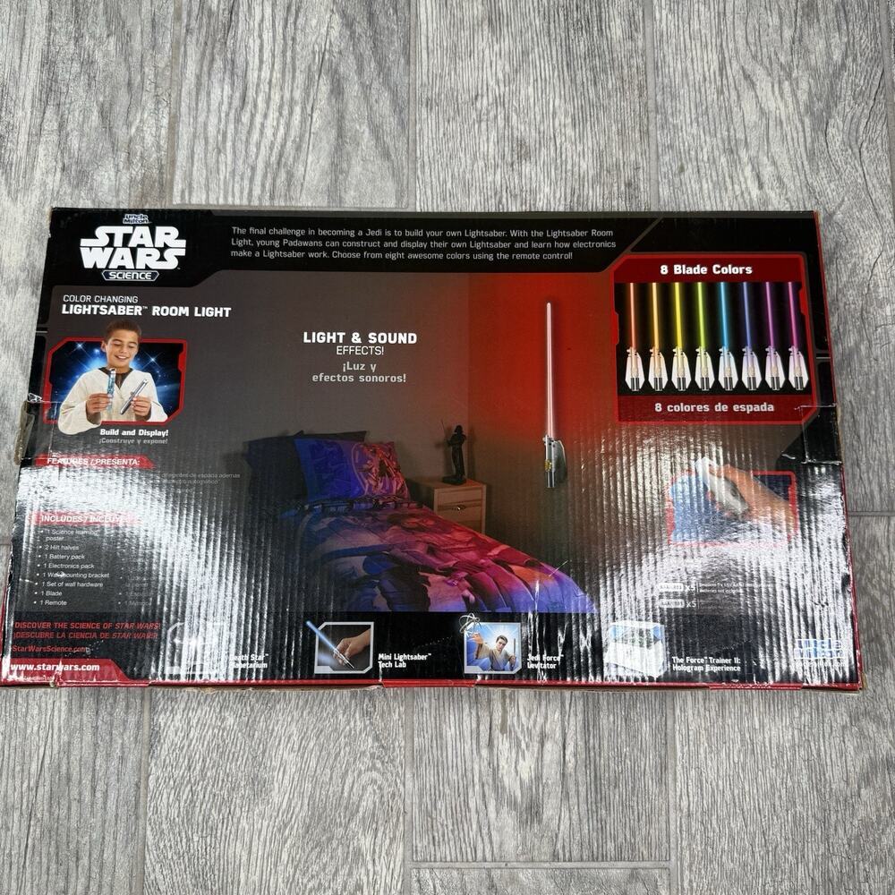 Star Wars Science Multicolor Lightsaber Room Light 29" LED Color Changing - Picture 4 of 5